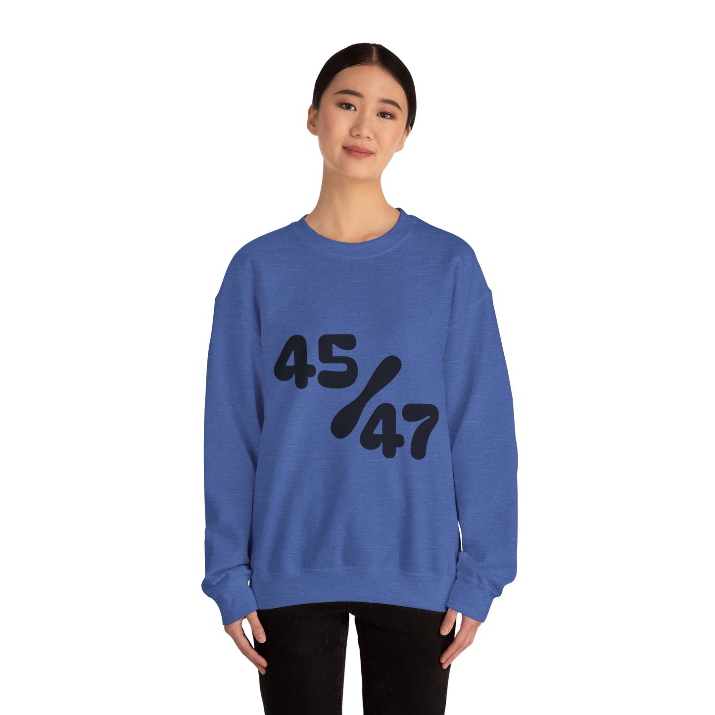 Black 47/45 Unisex Heavy Blend™ Crewneck Sweatshirt