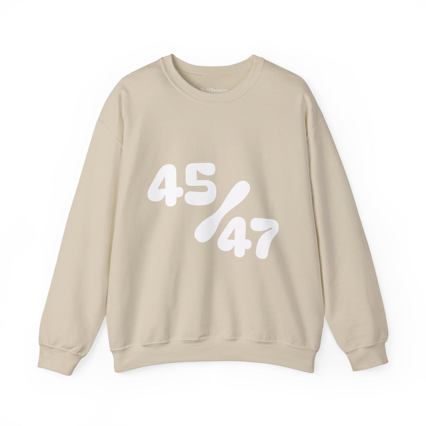 White 47/45 Unisex Heavy Blend™ Crewneck Sweatshirt