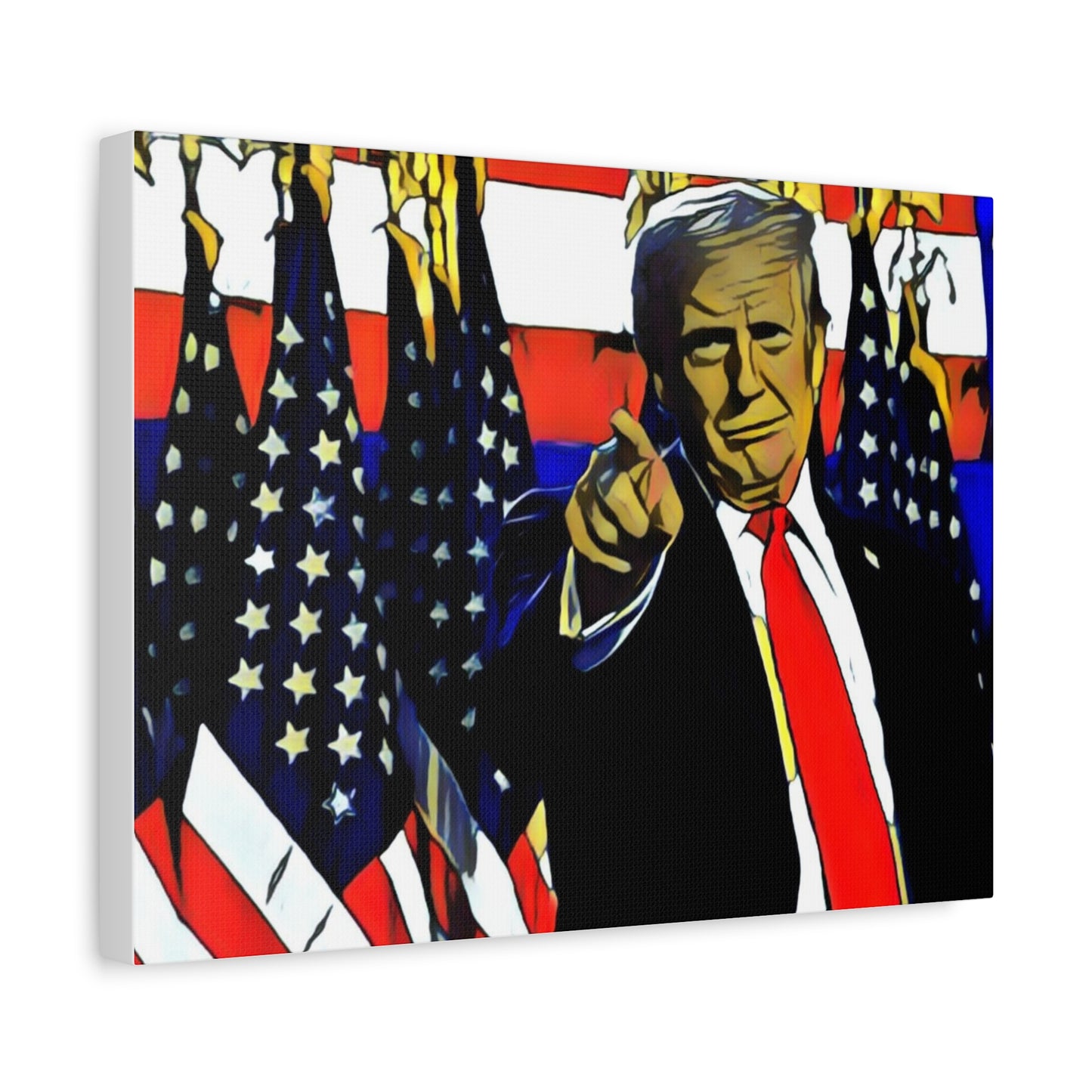 Canvas Print - Donald Trump Pointing