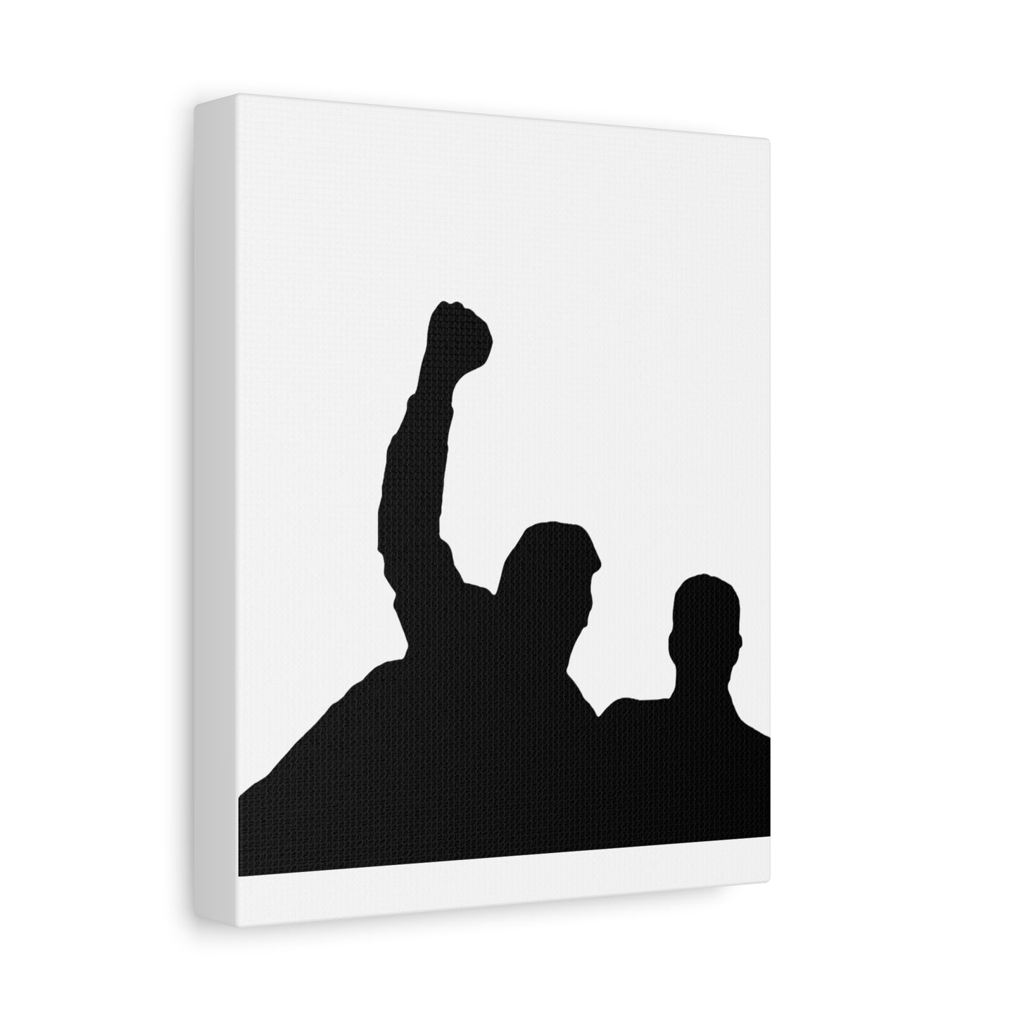 Donald Trump with fist raised Canvas Print