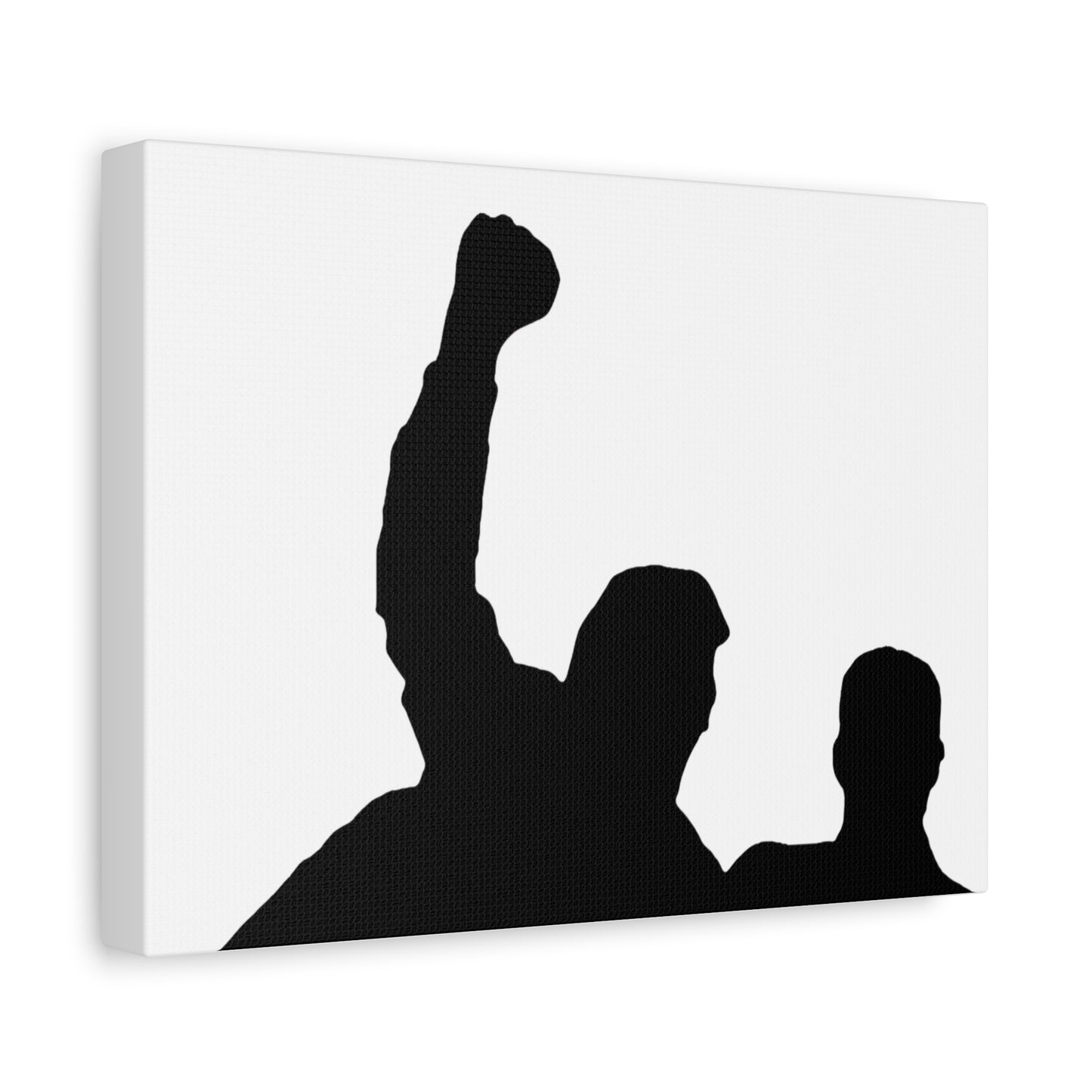 Donald Trump with fist raised Canvas Print