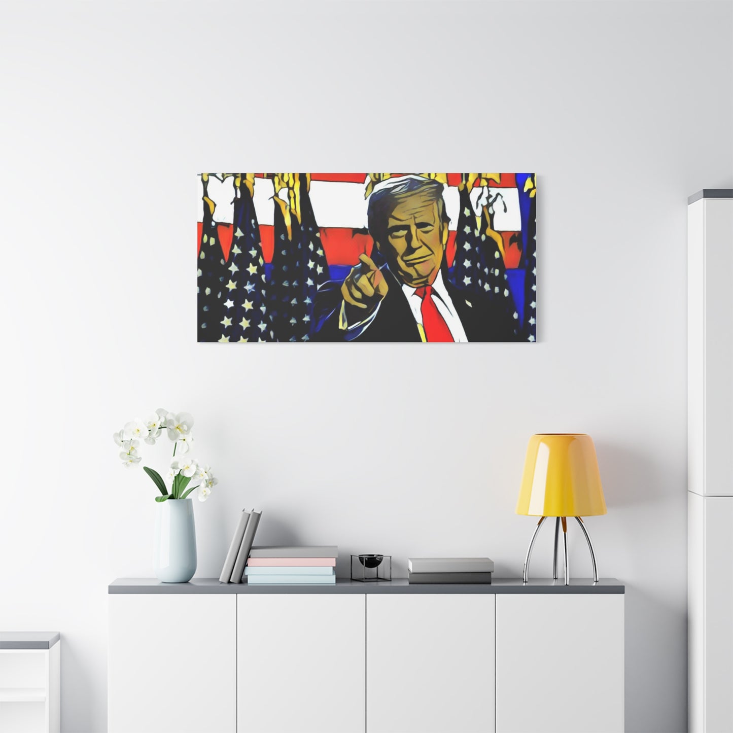 Canvas Print - Donald Trump Pointing