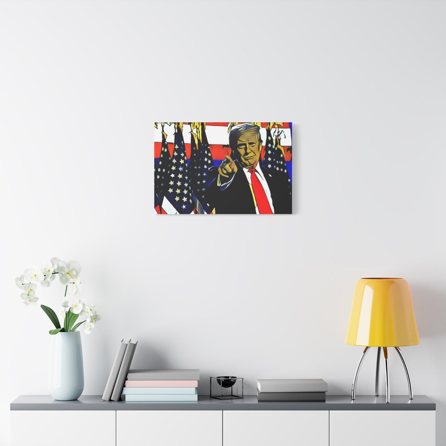 Canvas Print - Donald Trump Pointing