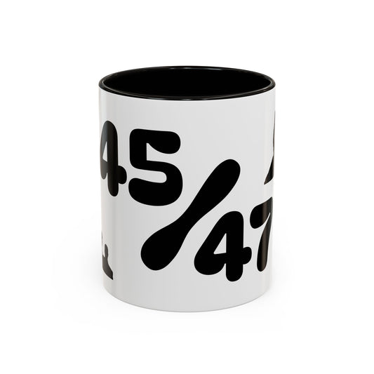 Coffee Mug - Colorful 45/47 Trump Silhouette Design 11oz/15oz