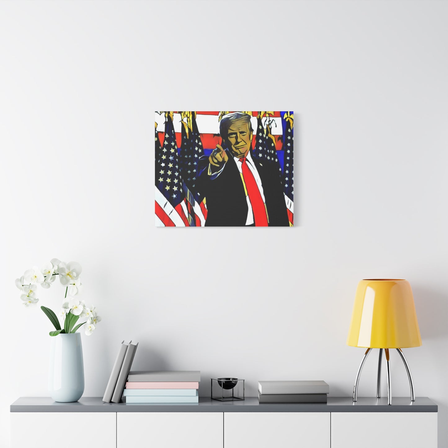 Canvas Print - Donald Trump Pointing