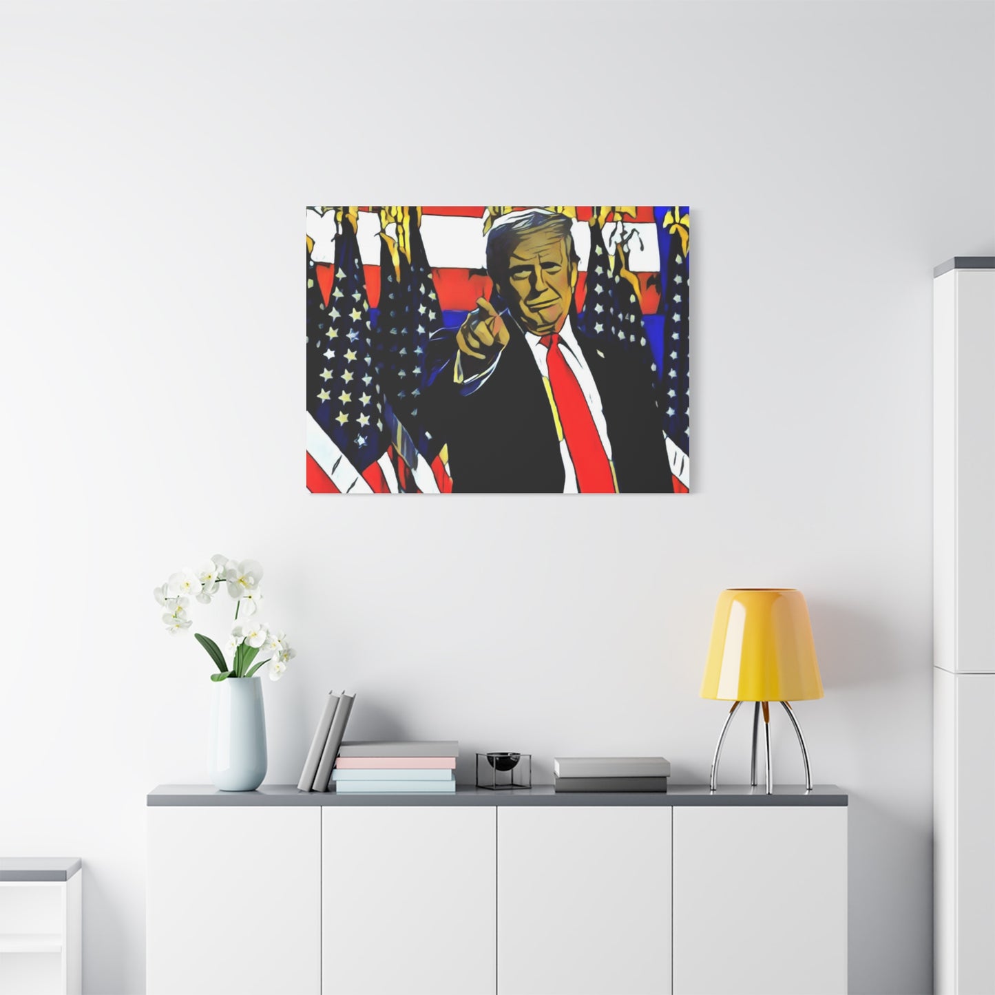 Canvas Print - Donald Trump Pointing