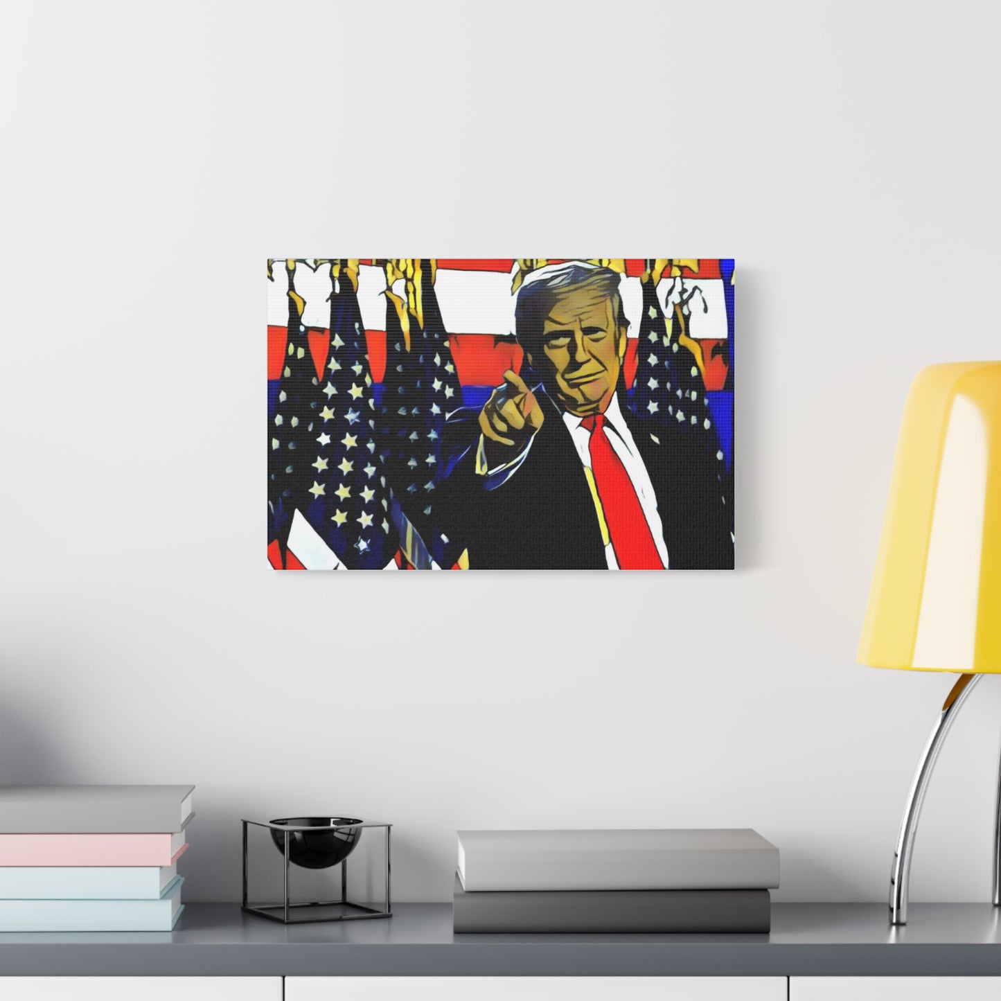 Canvas Print - Donald Trump Pointing