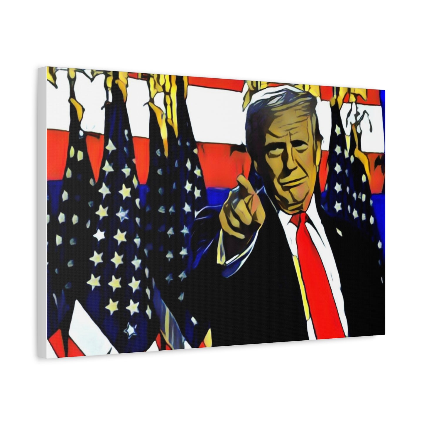 Canvas Print - Donald Trump Pointing