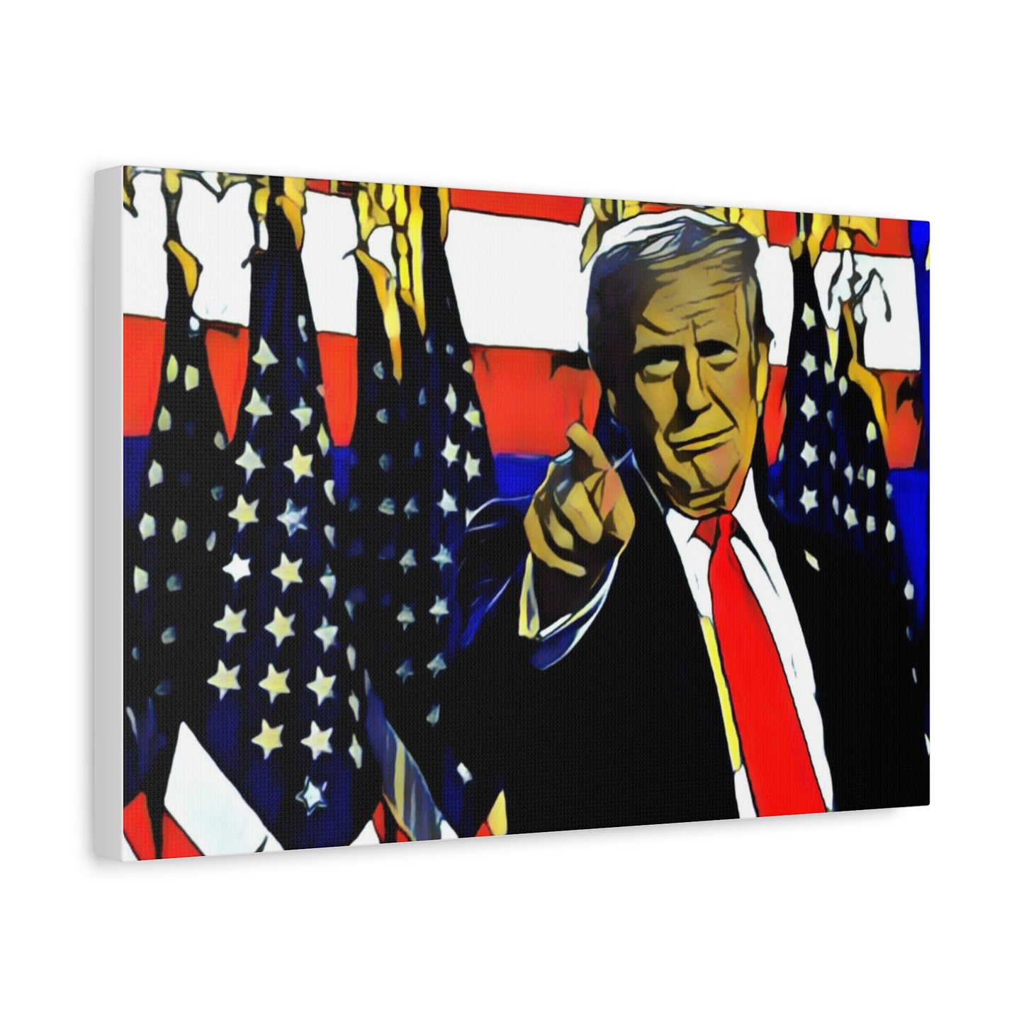 Canvas Print - Donald Trump Pointing