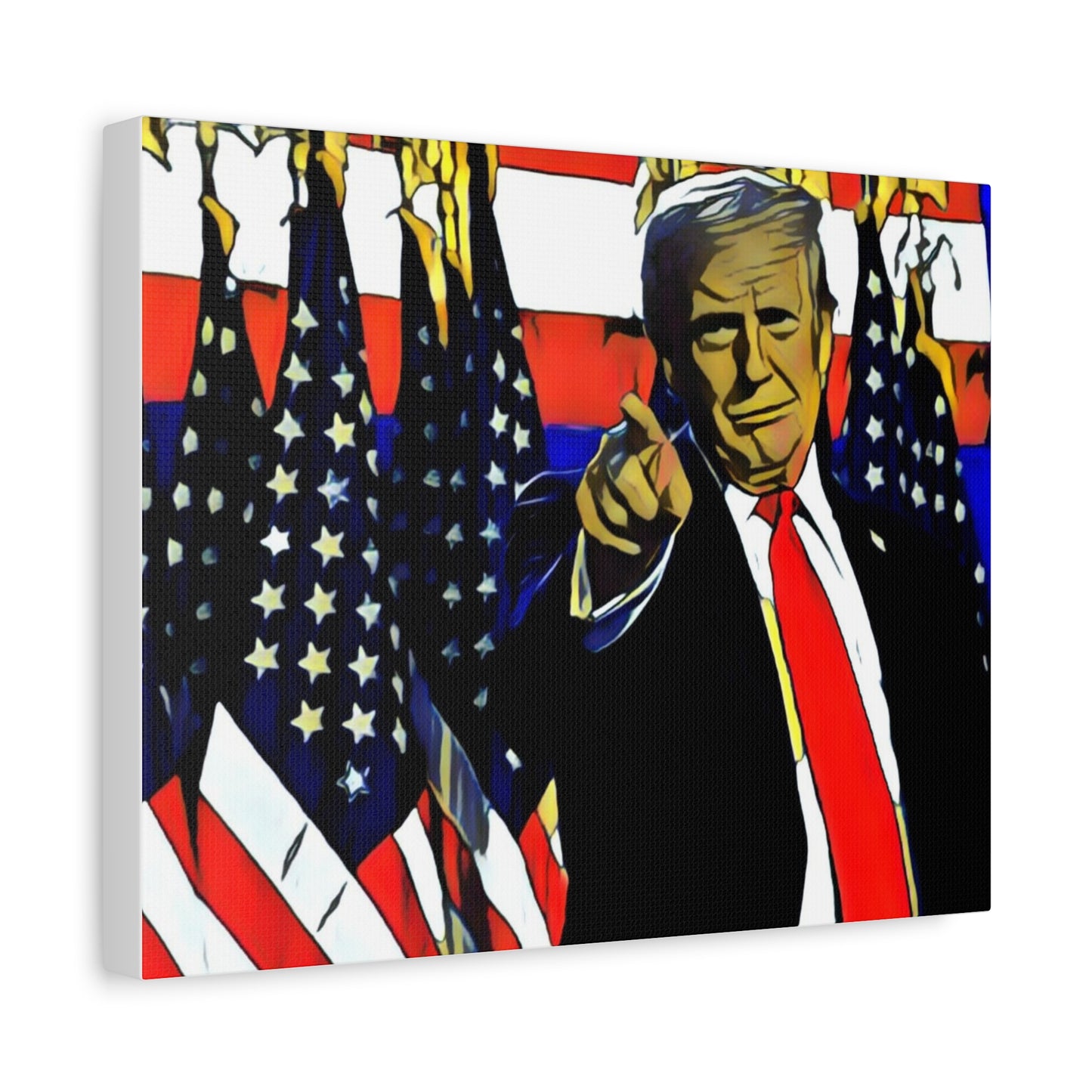 Canvas Print - Donald Trump Pointing