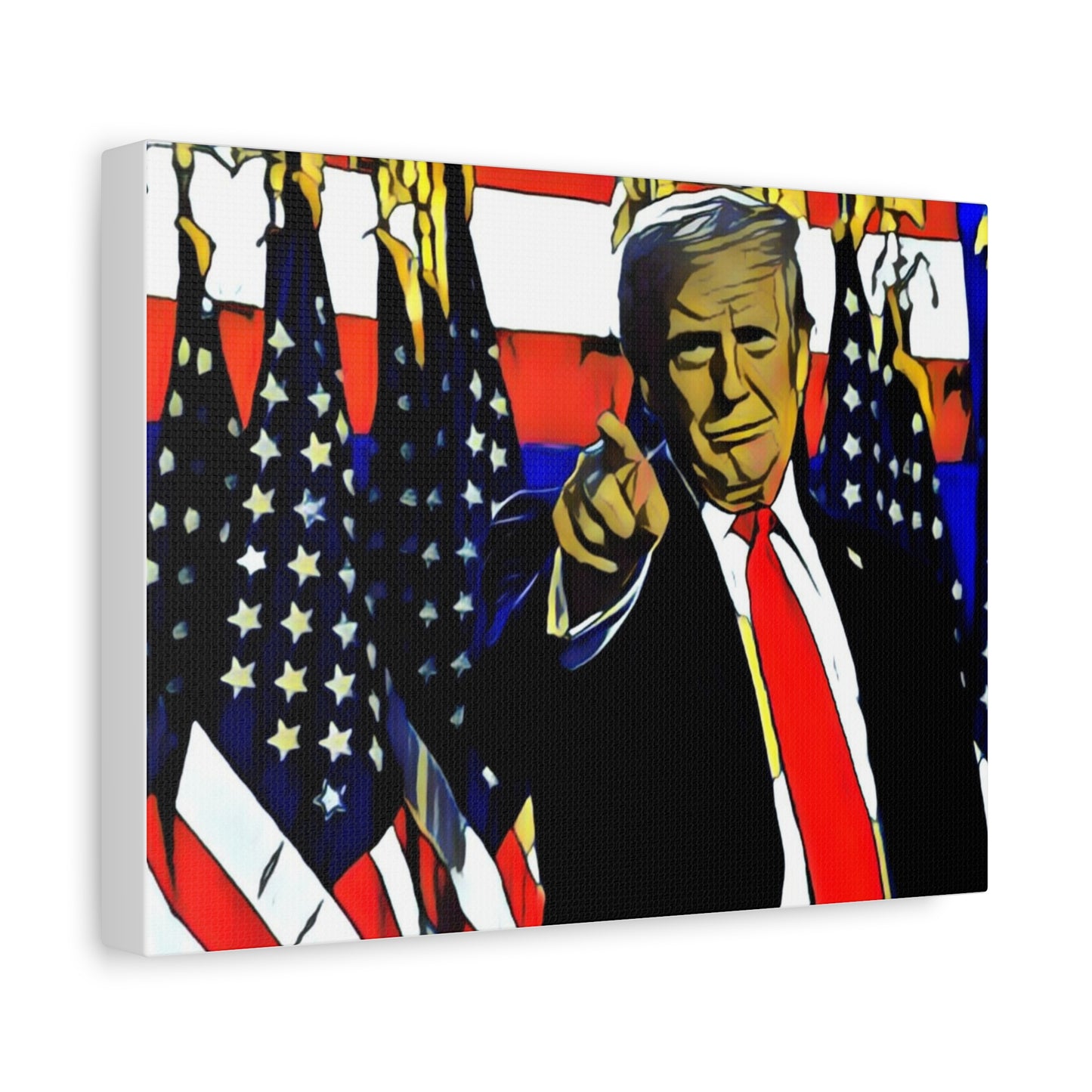 Canvas Print - Donald Trump Pointing