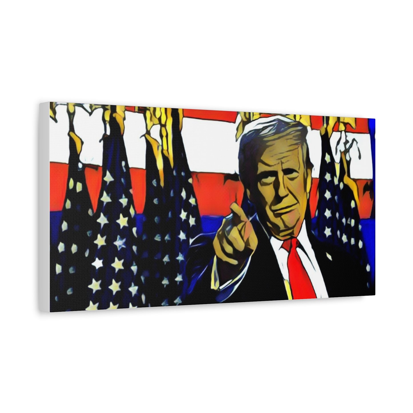 Canvas Print - Donald Trump Pointing