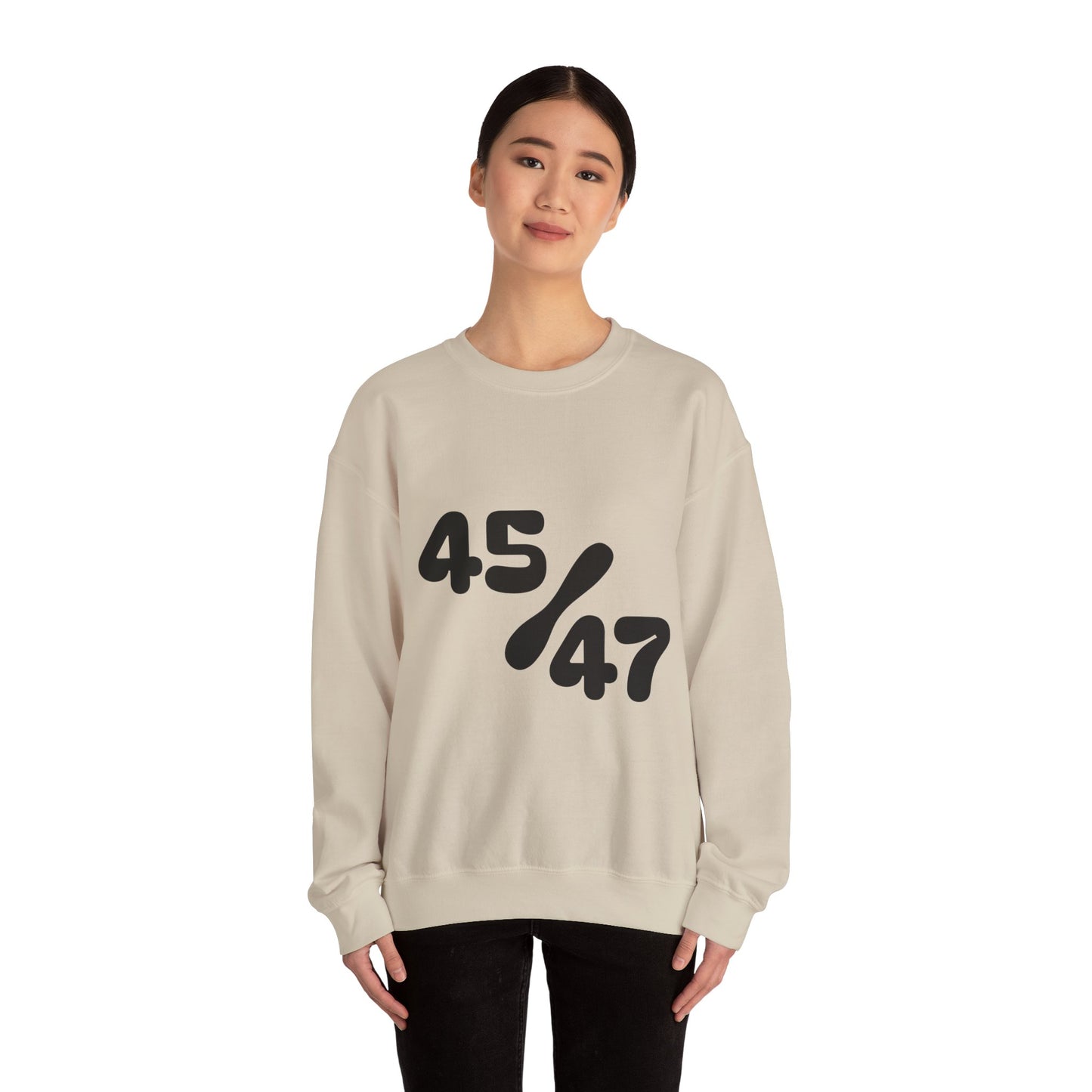 Black 47/45 Unisex Heavy Blend™ Crewneck Sweatshirt