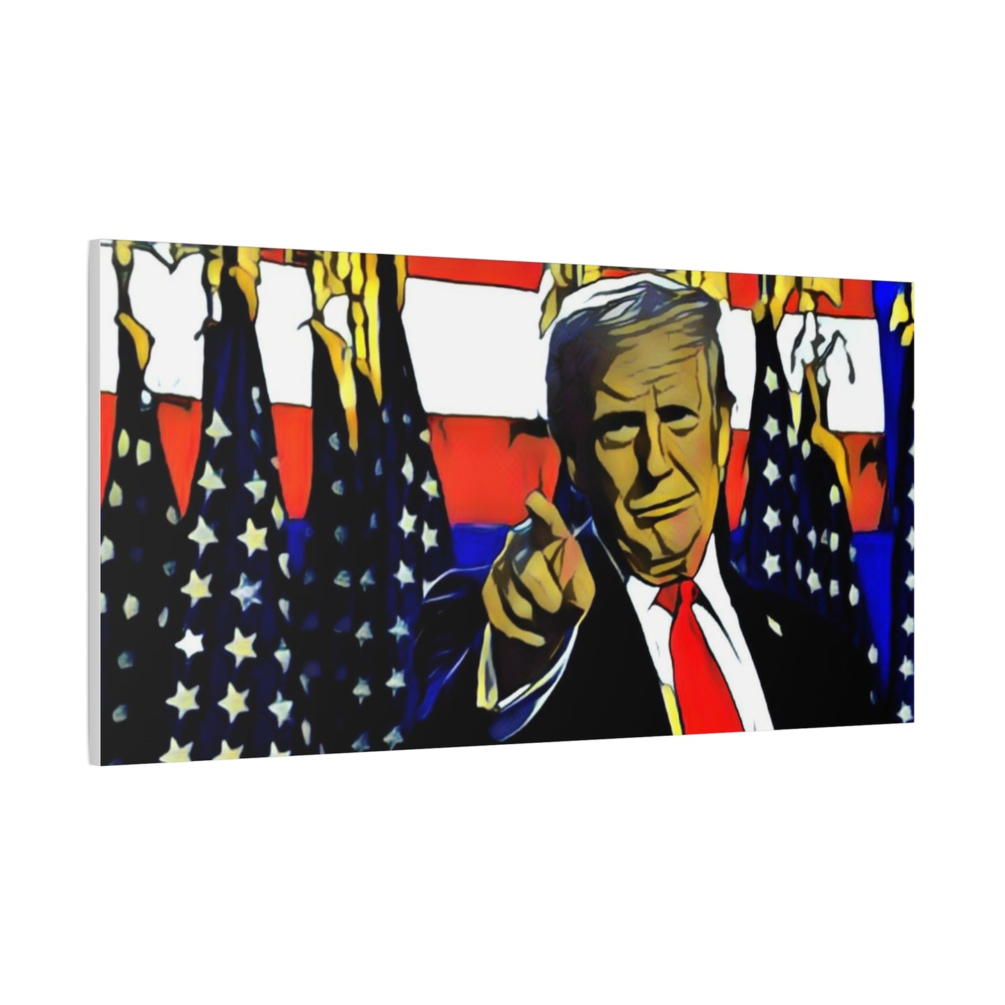 Canvas Print - Donald Trump Pointing