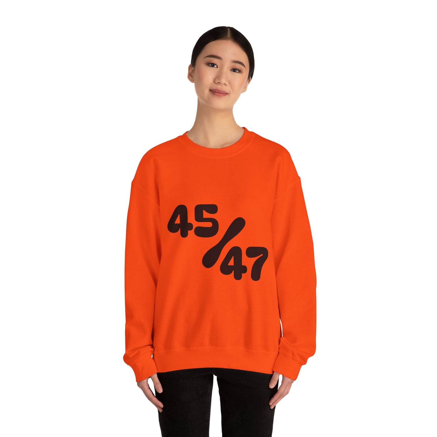 Black 47/45 Unisex Heavy Blend™ Crewneck Sweatshirt