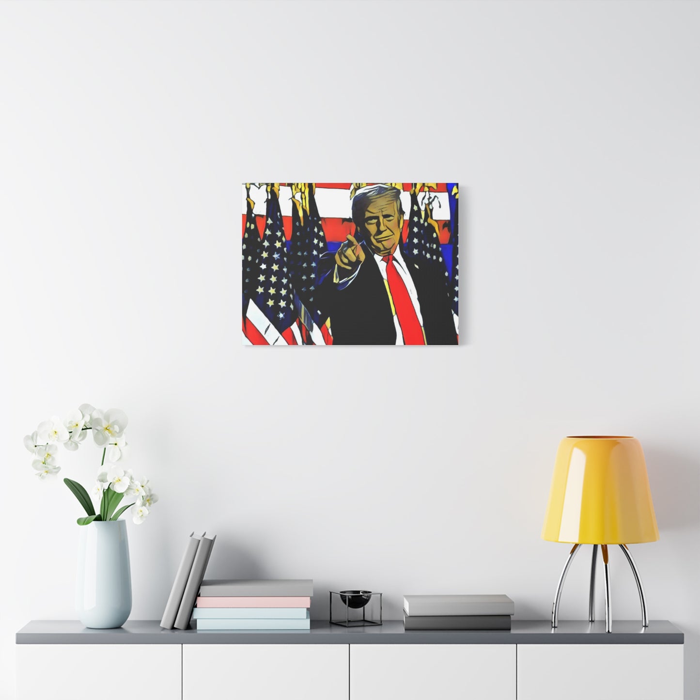 Canvas Print - Donald Trump Pointing