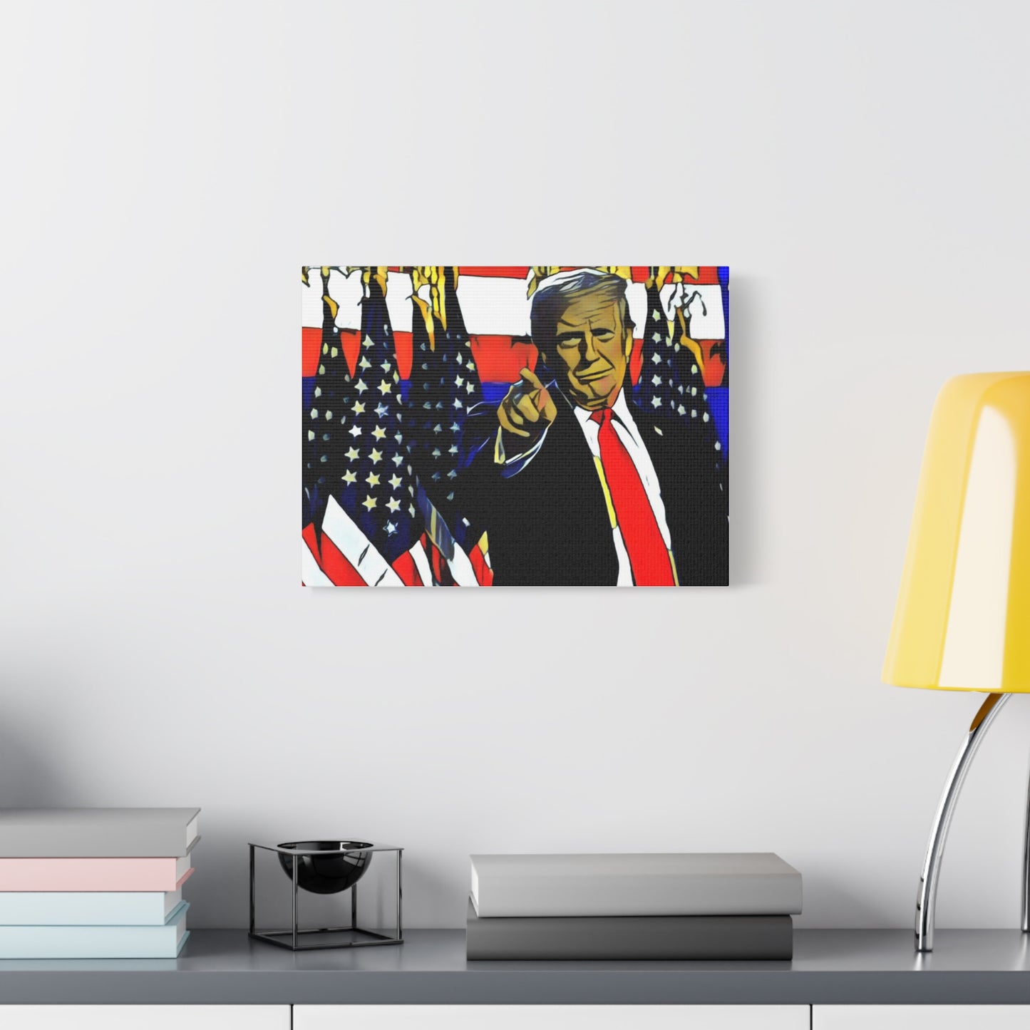 Canvas Print - Donald Trump Pointing