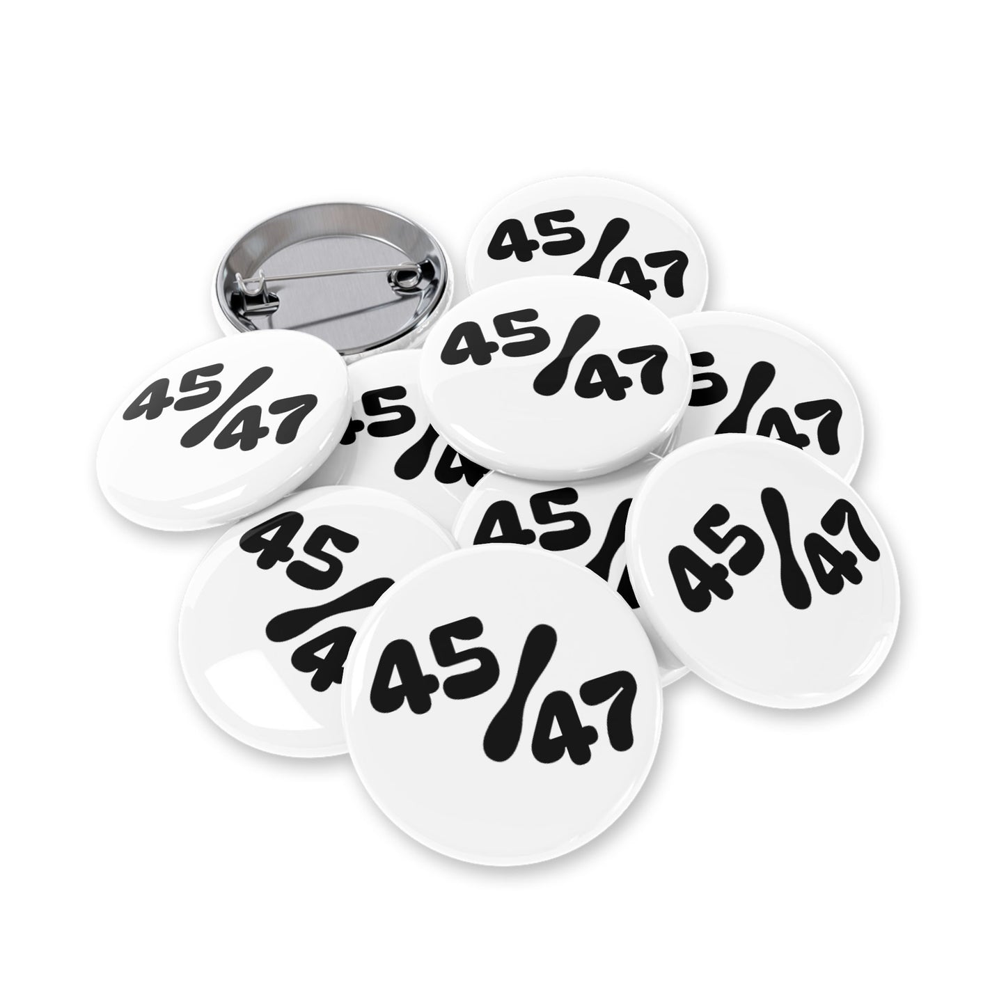 Button Pins - '45/47' Donald Trump President Election Design