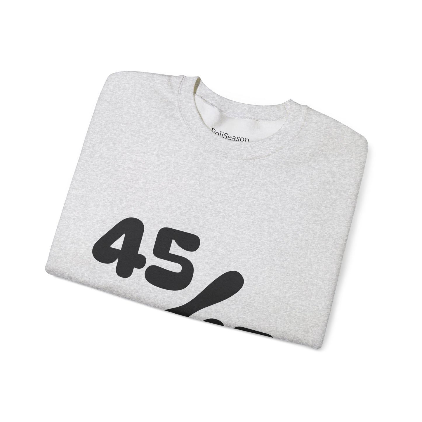 Black 47/45 MAGA on sleeves Unisex Heavy Blend™ Crewneck Sweatshirt