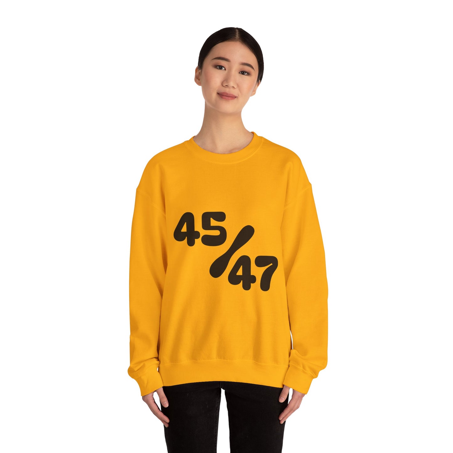 Black 47/45 Unisex Heavy Blend™ Crewneck Sweatshirt