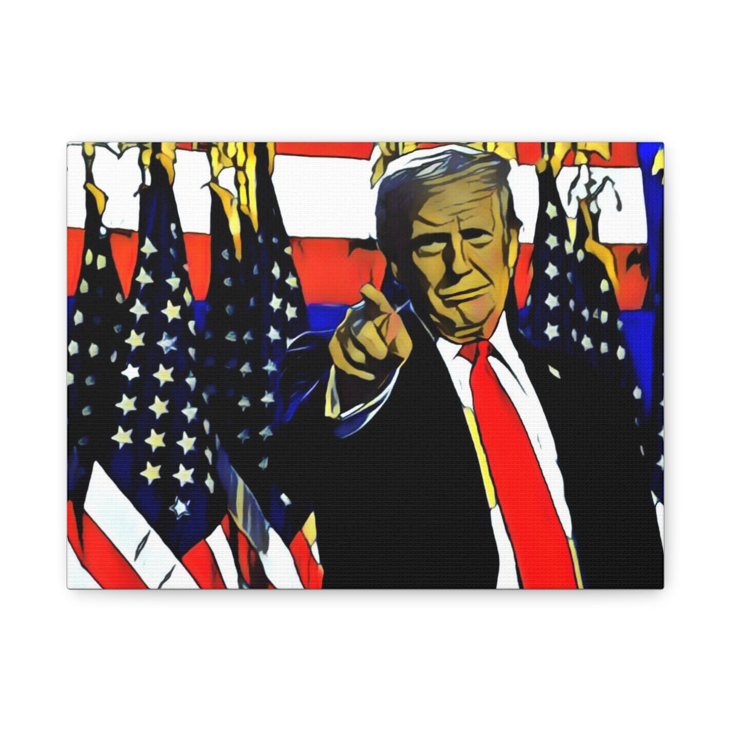 Canvas Print - Donald Trump Pointing