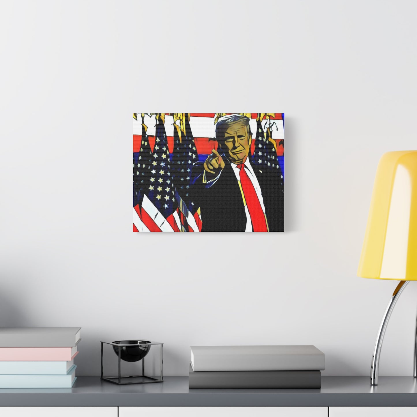 Canvas Print - Donald Trump Pointing